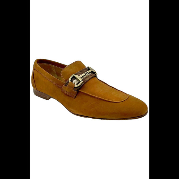 Donald Pliner Men's Tanner Suede Loafer Cognac - Medium